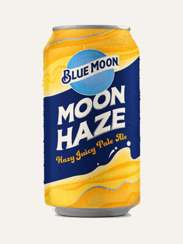 Blue Moon Moon Haze, Hazy Pale Ale Beer, 5.7% abv, 6-Pack