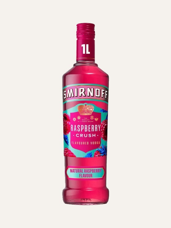 Smirnoff Ice Raspberry Bottle, 4.5 % abv, 6 oz, 6 Ct
